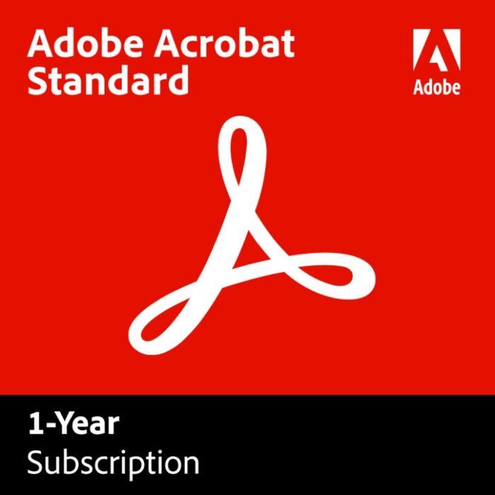 Adobe Acrobat Standard 標準中文版 訂閱版一年