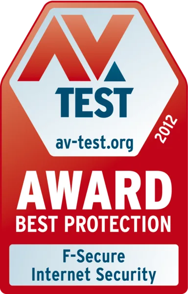 AV-TEST 2012 最佳防護獎(Best Protection Award)—— F-Secure Internet Security